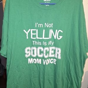 Gildan Green Soccer Mom T-Shirt